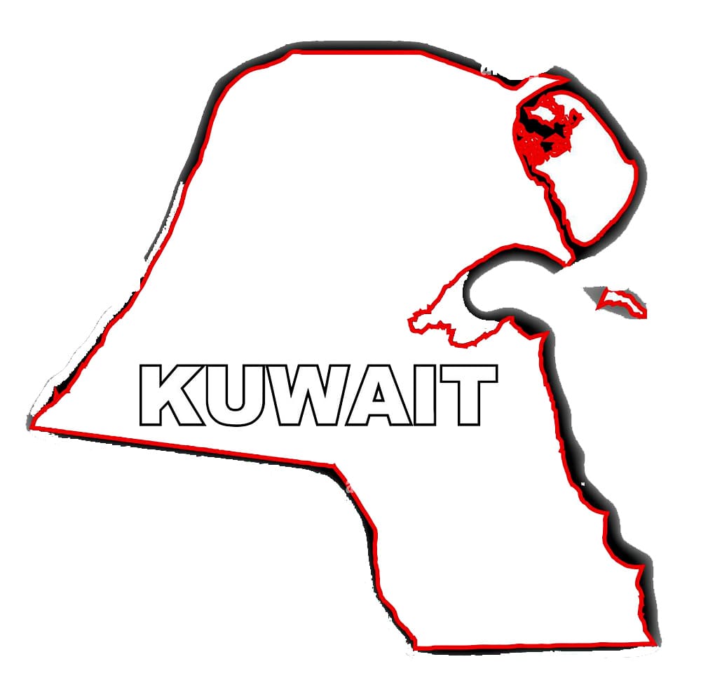Printable Kuwait On Map