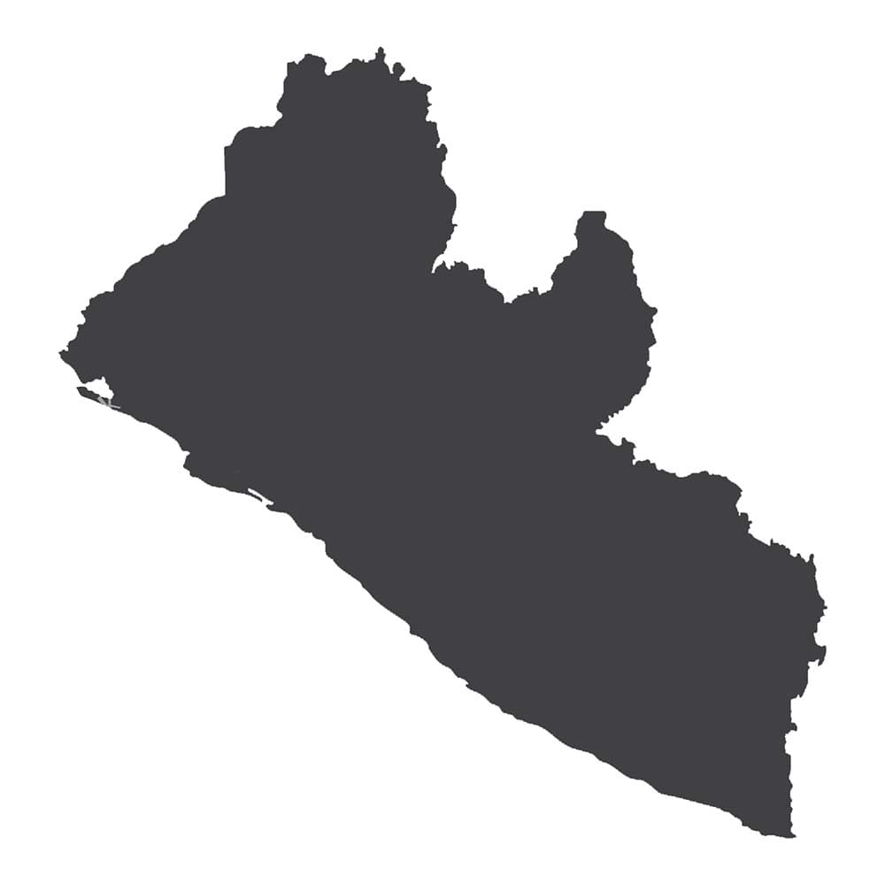 Printable Liberia Map Location