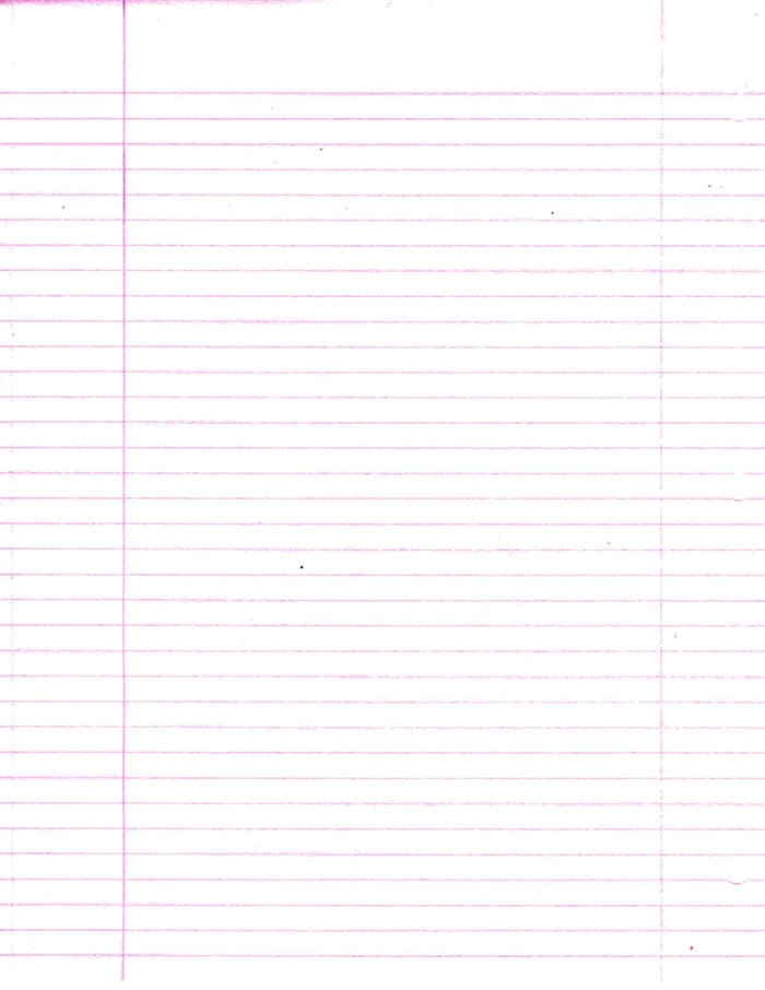 Printable Lined Paper Background