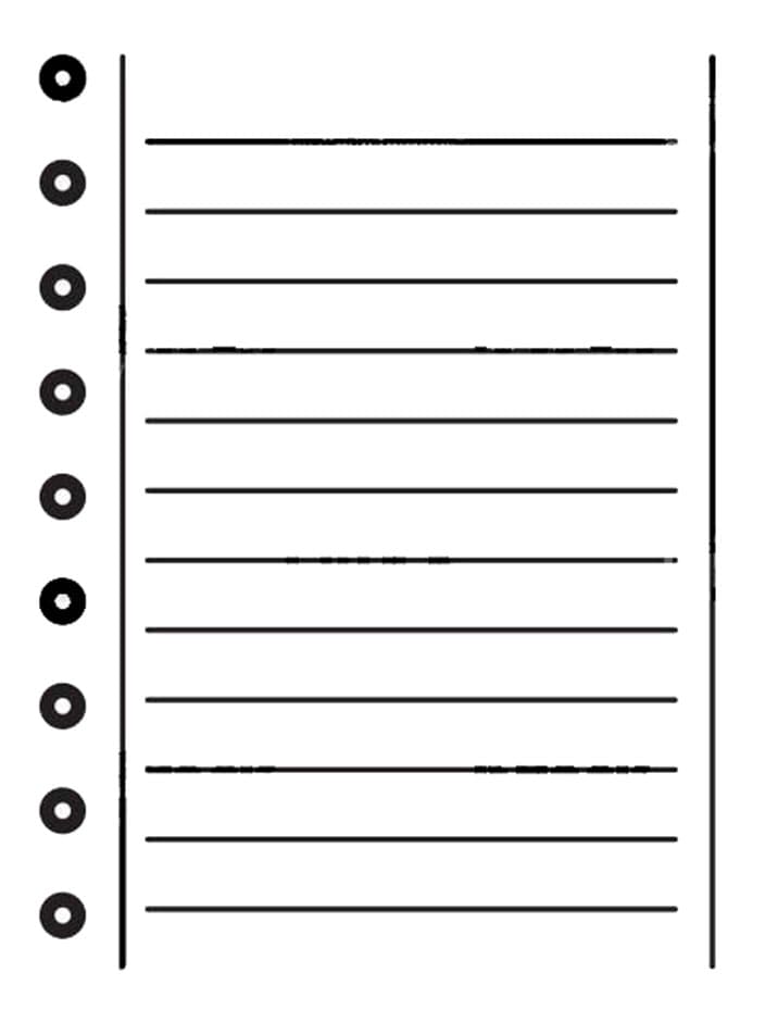 Printable Lined Paper Blank