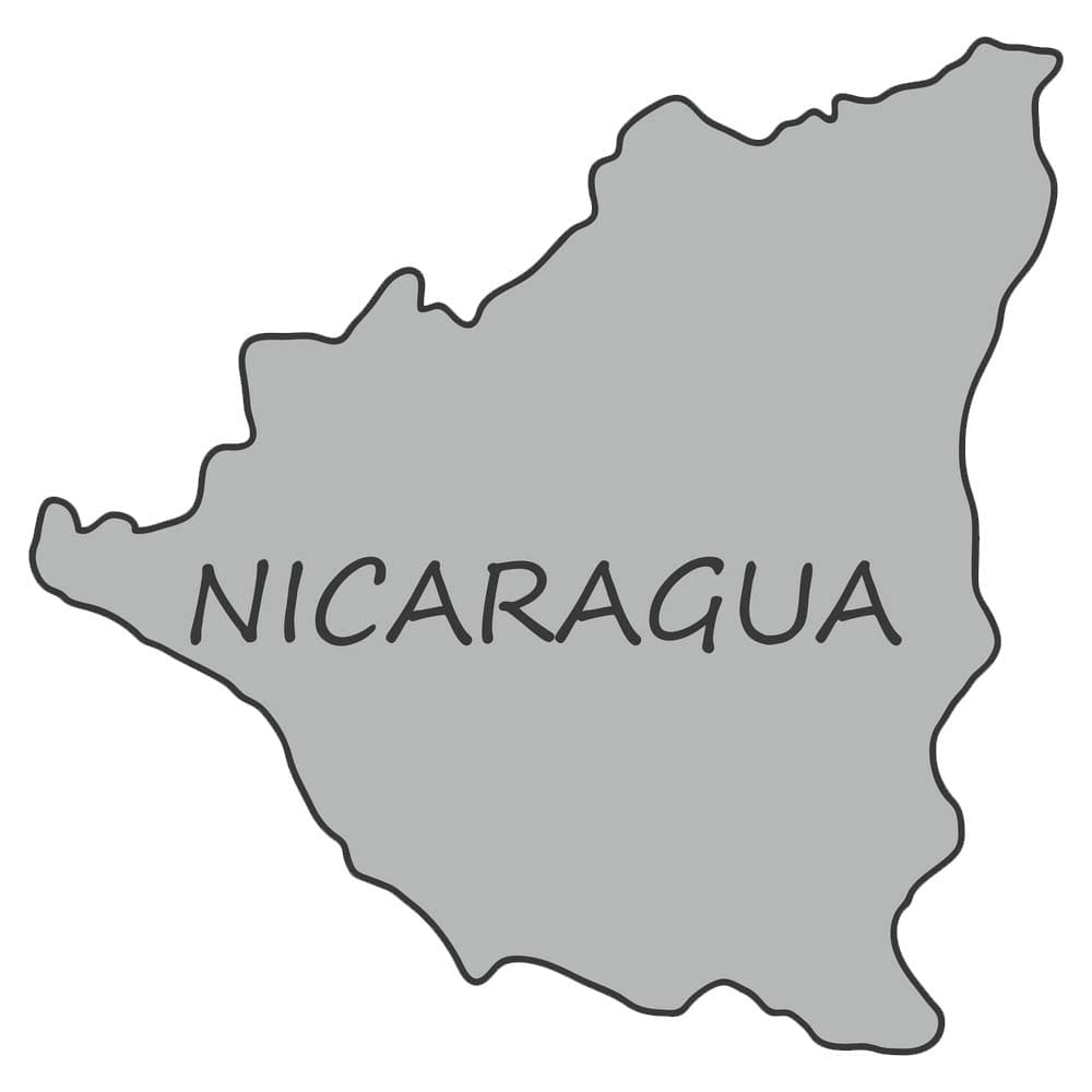 Printable Map Of Nicaragua