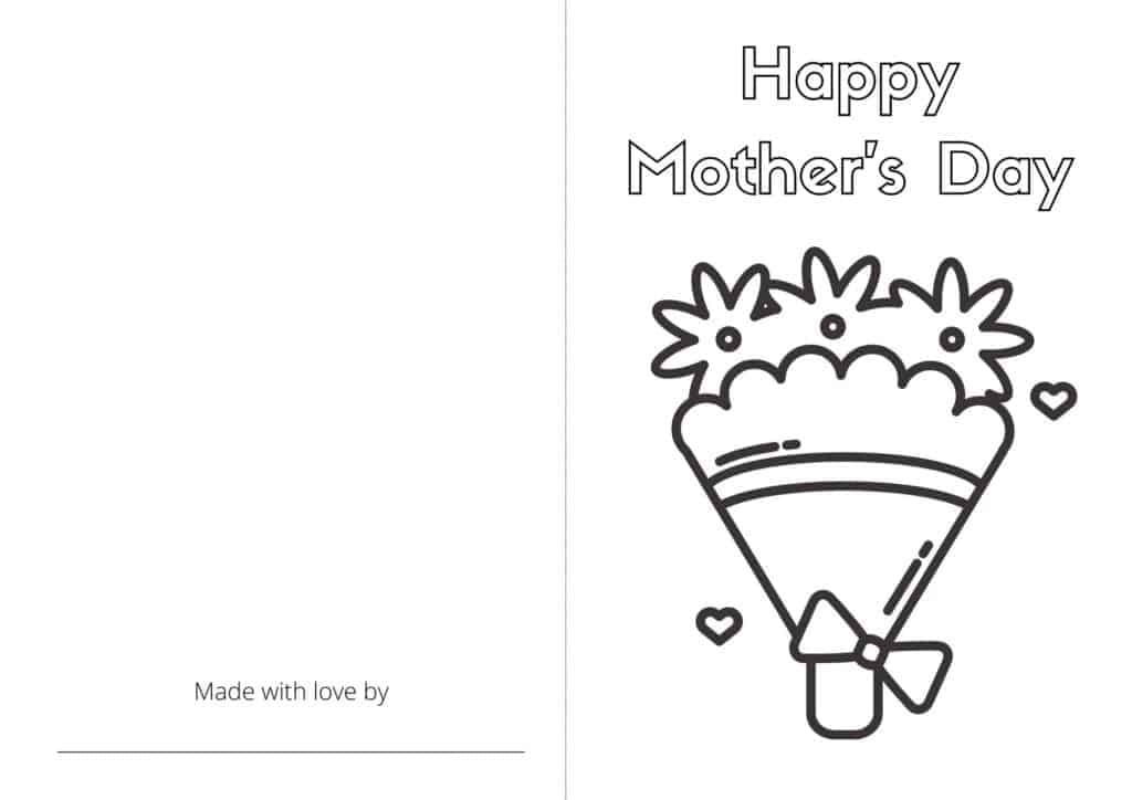 Printable Mothers Day Cards Activities