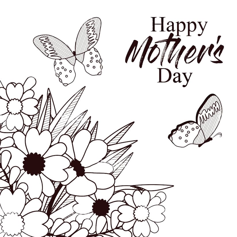 Printable Mothers Day Cards With Flowers