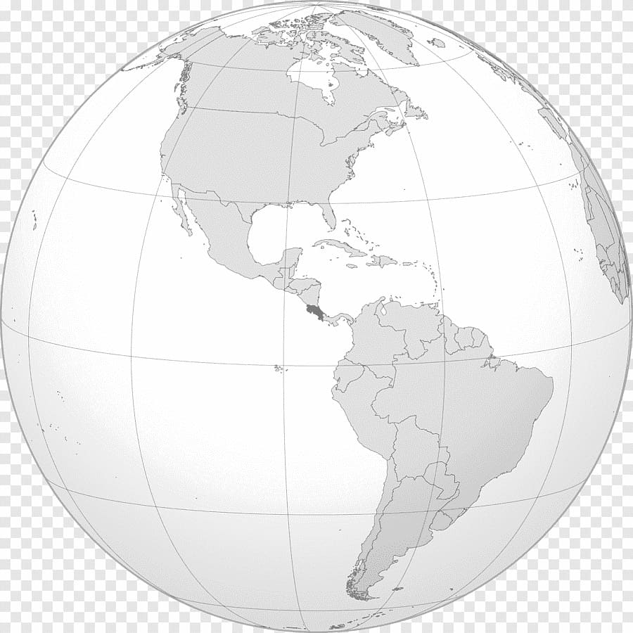 Printable Nicaragua Global Map