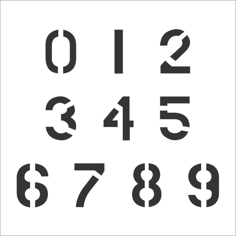 Printable Number Stencils Screwfix