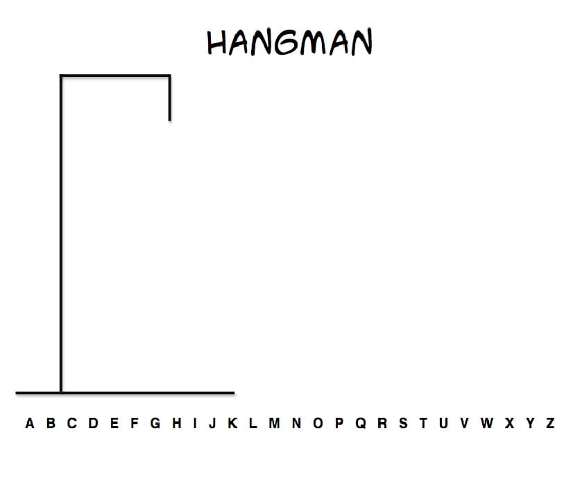 Printable Online Hangman Game