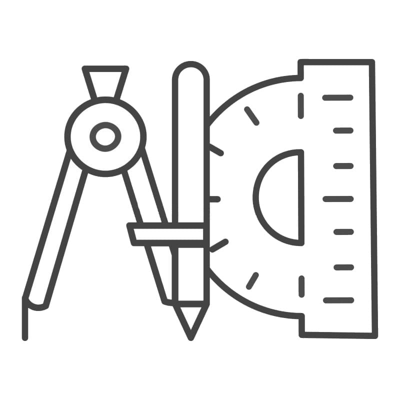 Printable Protractor Drawing Tool