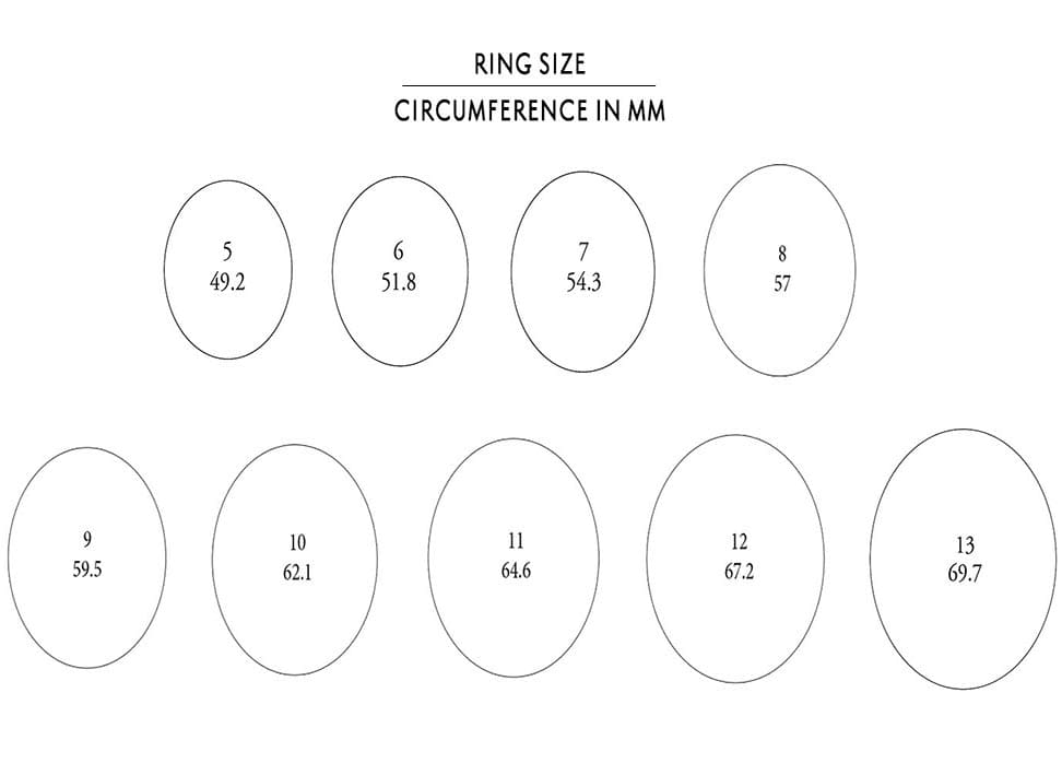 Printable Ring Size Chart Large