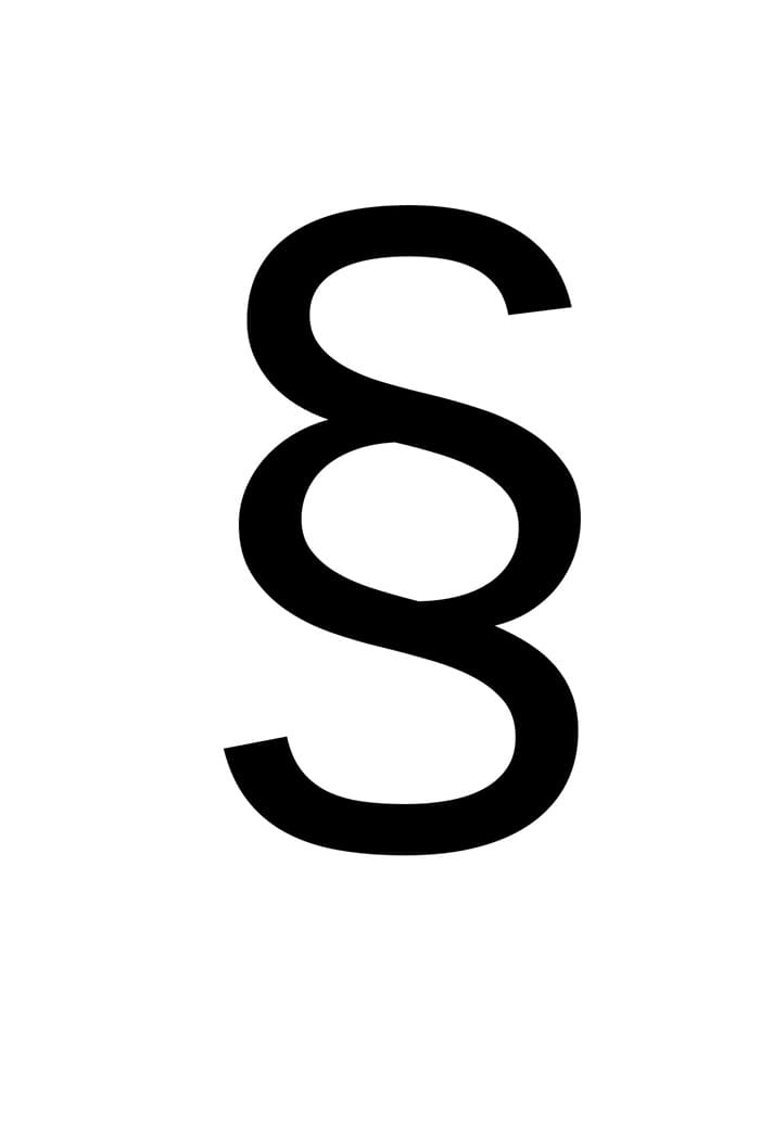 Section Sign Symbol