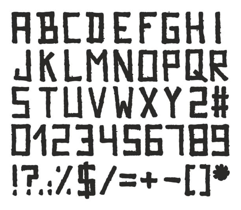 Printable Silhouette Greek Letters
