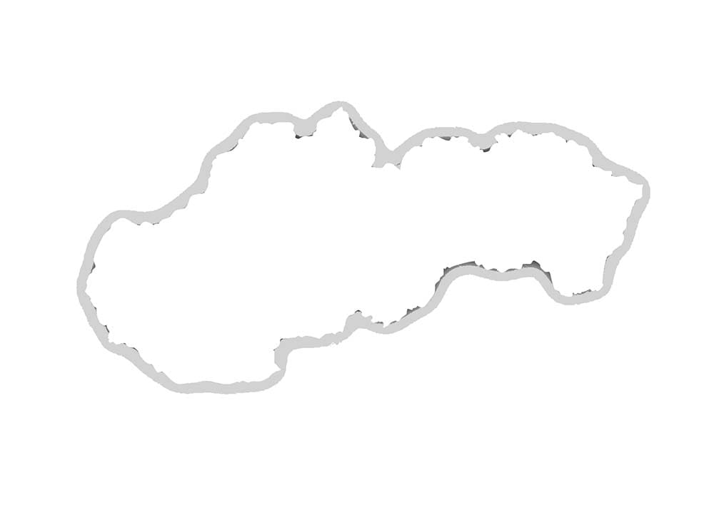 Printable Slovakia Map Location
