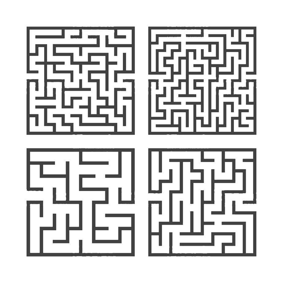 Printable Small Square Maze