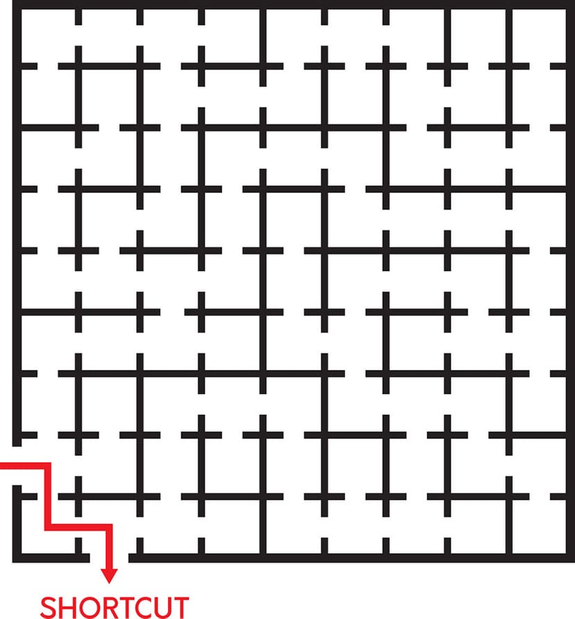 Printable Square Maze Free