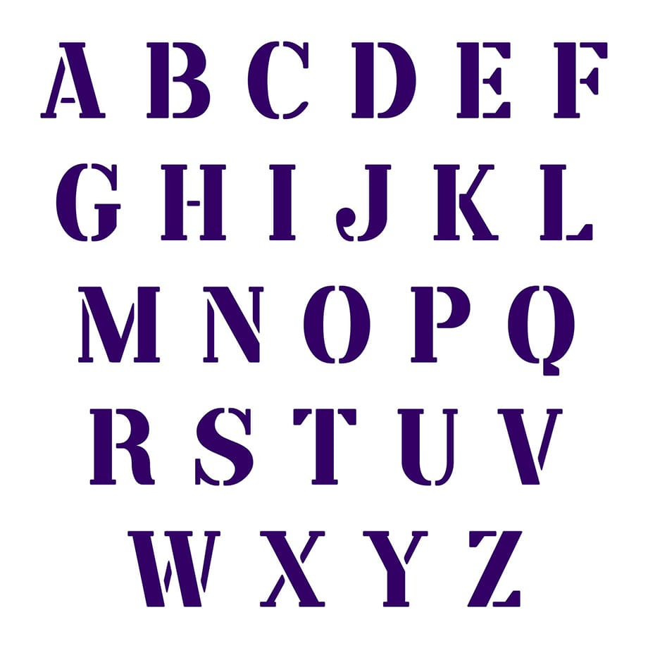 Printable Stencil Fonts To Print