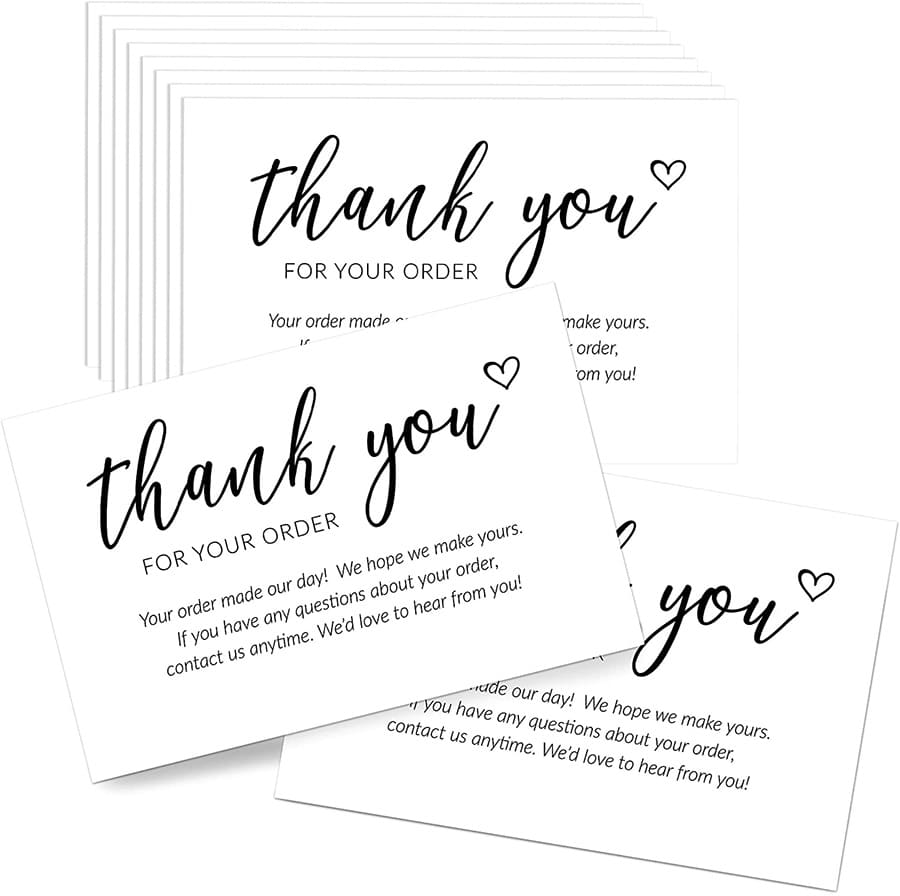 Printable Thank You Cards Large