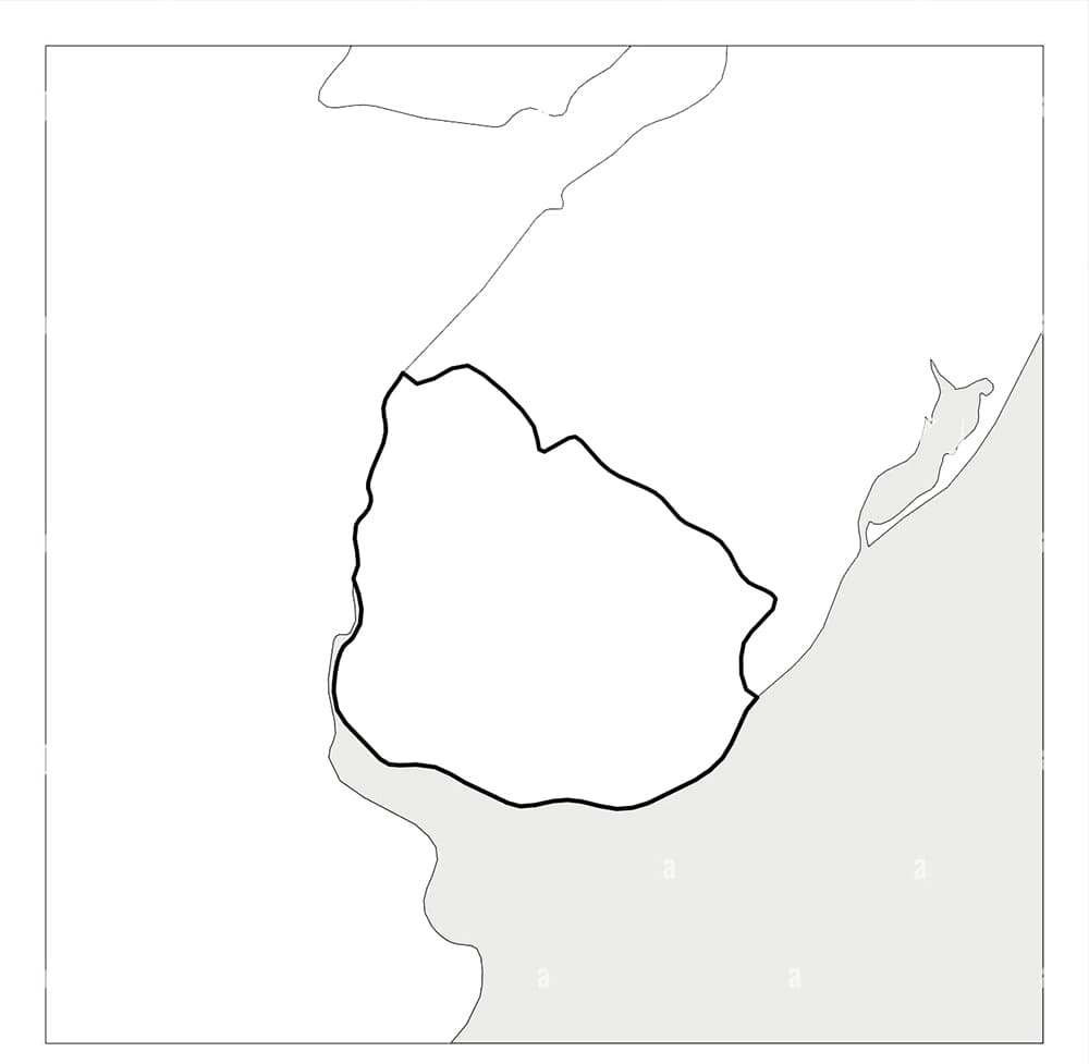 Printable Uruguay Location On Map