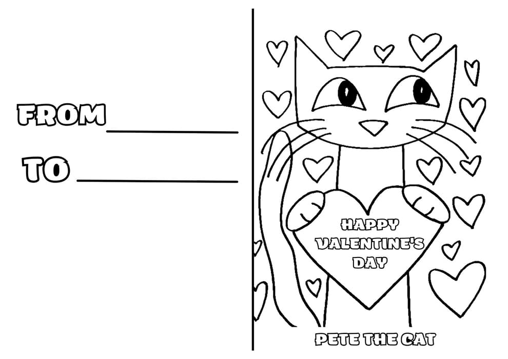 Printable Valentine Cards With Cats