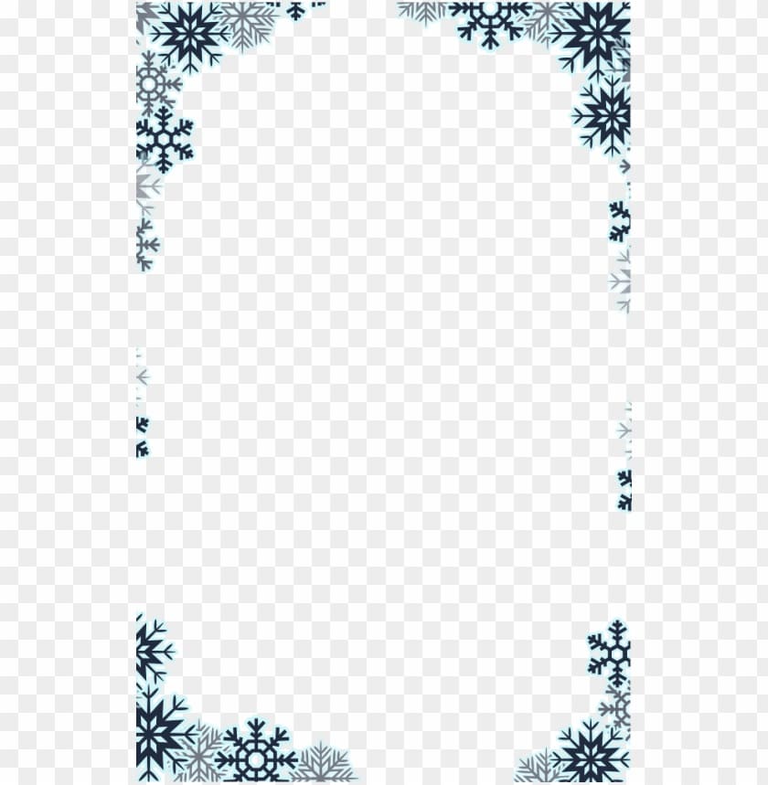 Printable Winter Border Clipart