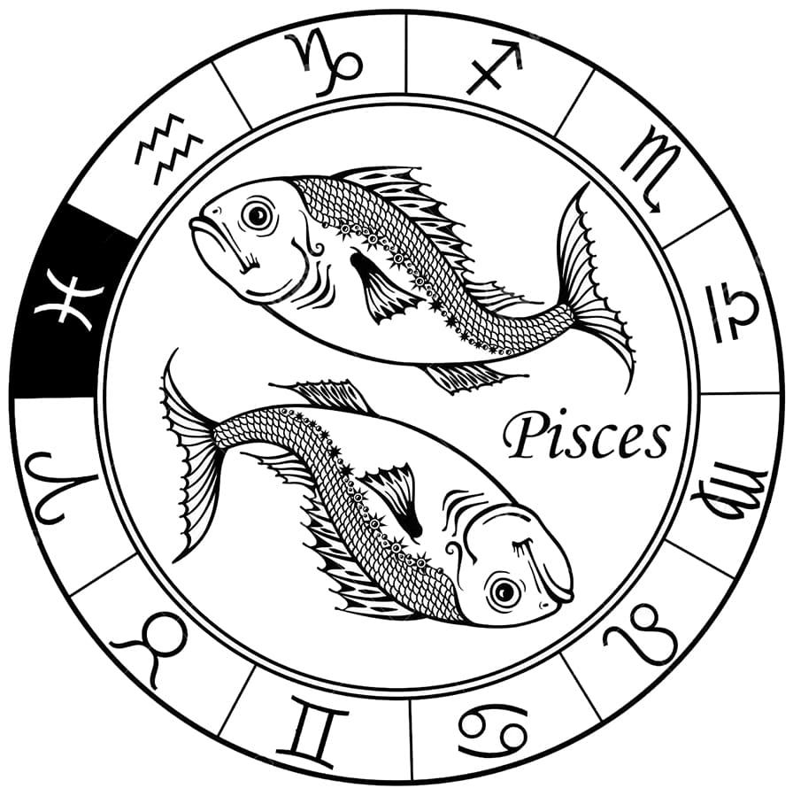 Printable Zodiac Signs Pisces