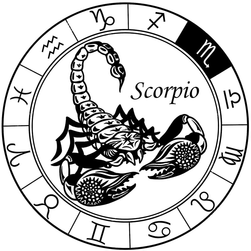 Printable Zodiac Signs Scorpio