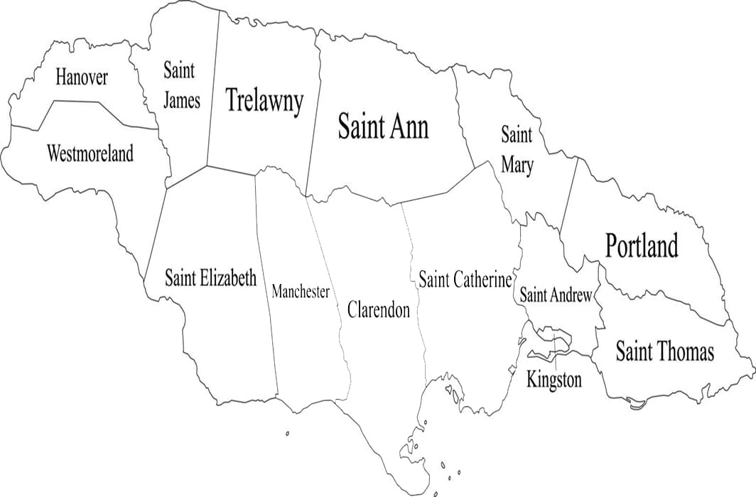 white-map-jamaica-white-vector-map-jamaica-black-borders-names-s-parishes-204917156