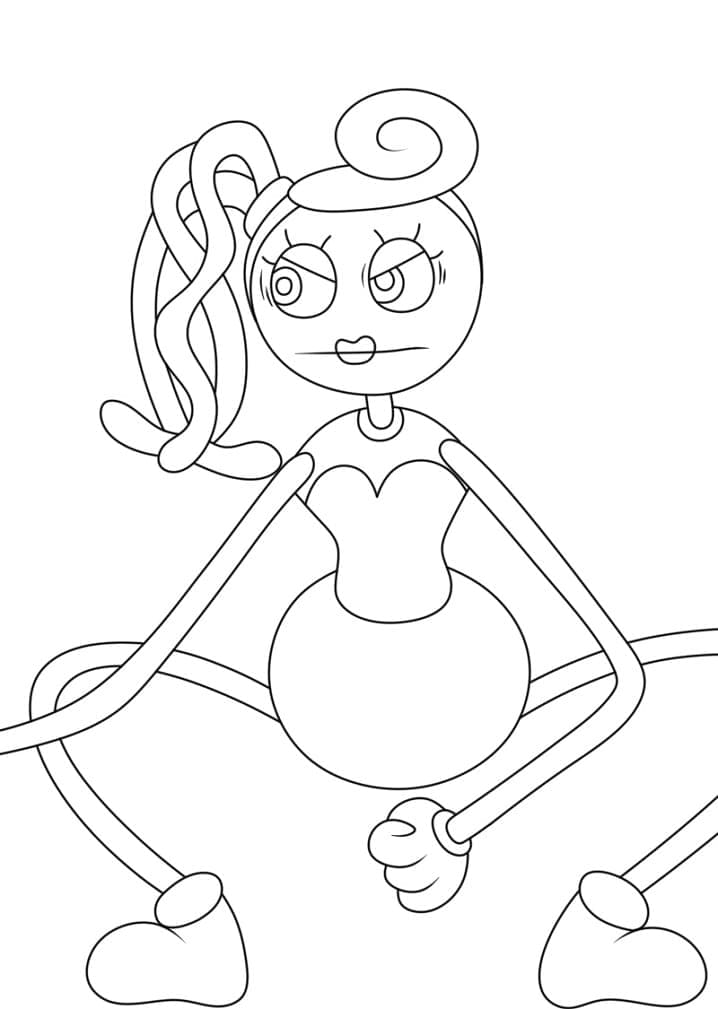 Free Mommy Long Legs coloring page