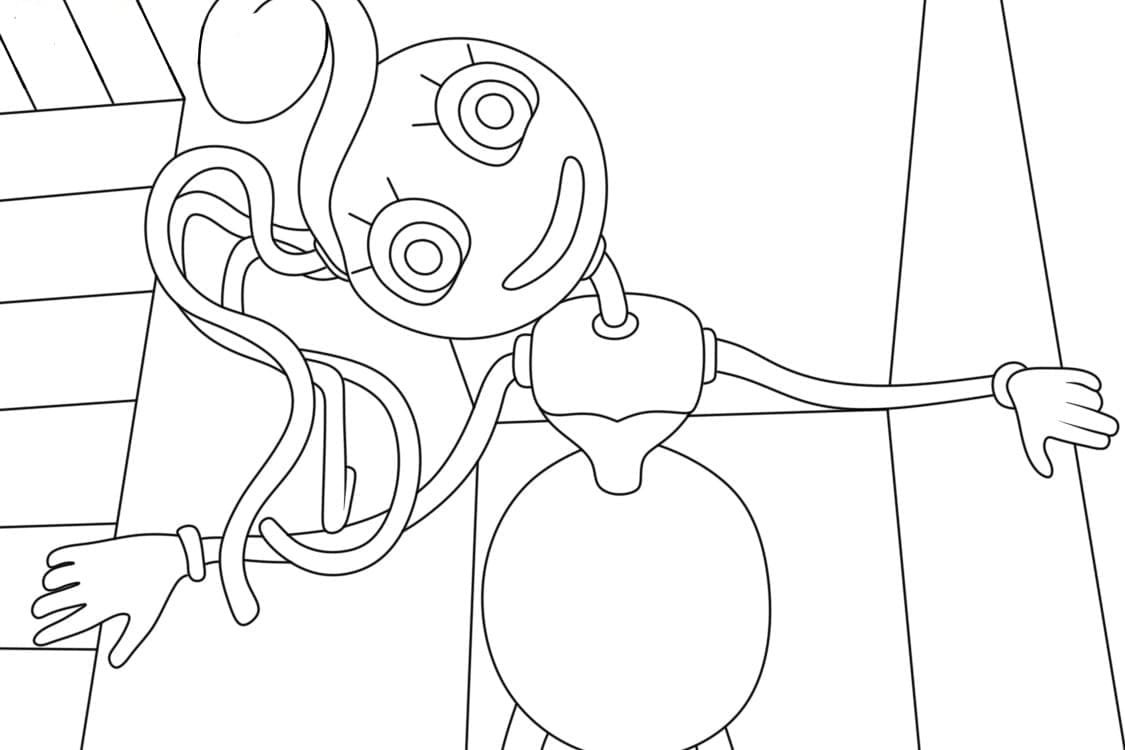 Mommy Long Legs Printable coloring page
