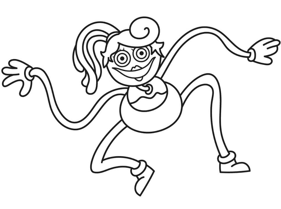 Print Mommy Long Legs coloring page