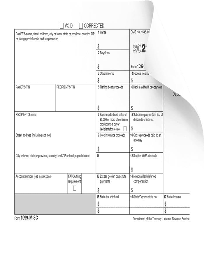 Printable 1099 Form Online