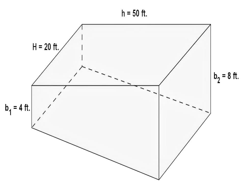 Printable Area Of A Trapezoidal Prism