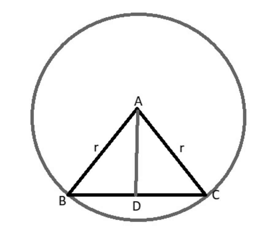 Printable Area Of A Triangle In A Circle