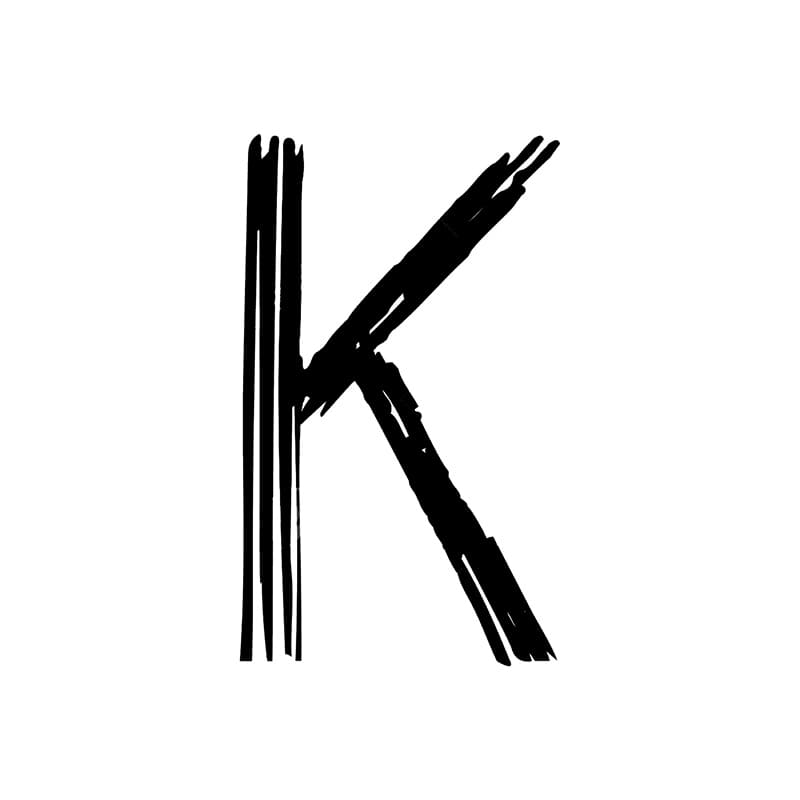 Printable Capital Letter K In Cursive