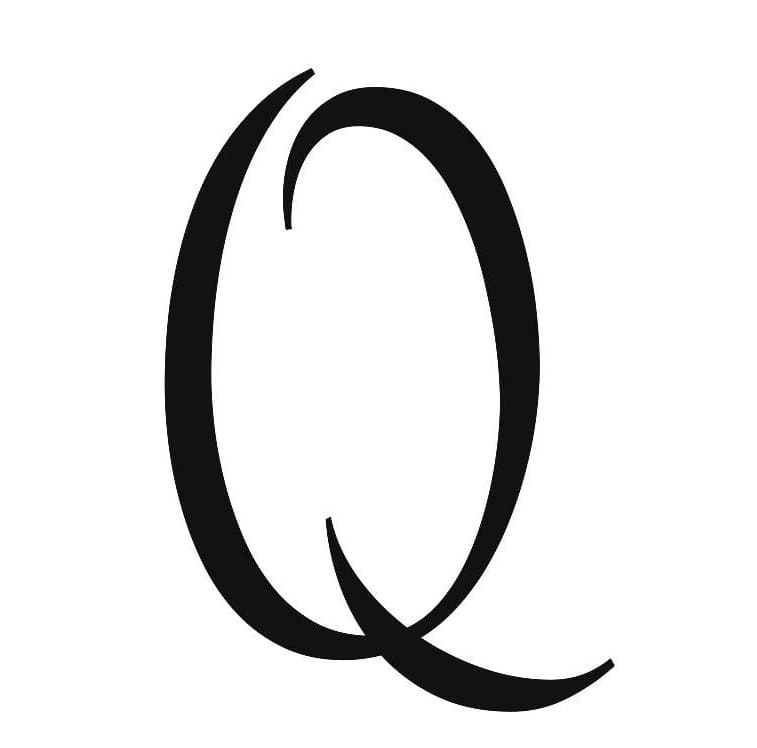 Printable Capital Letter Q In Cursive