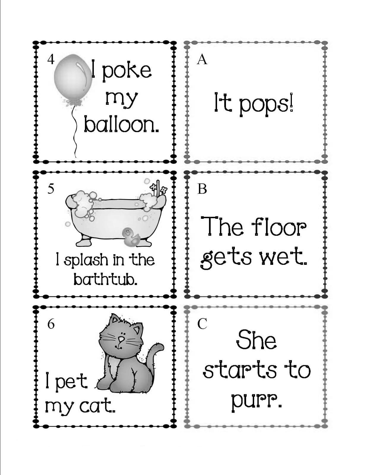 Printable Cause And Effect Worksheets 1st Grade