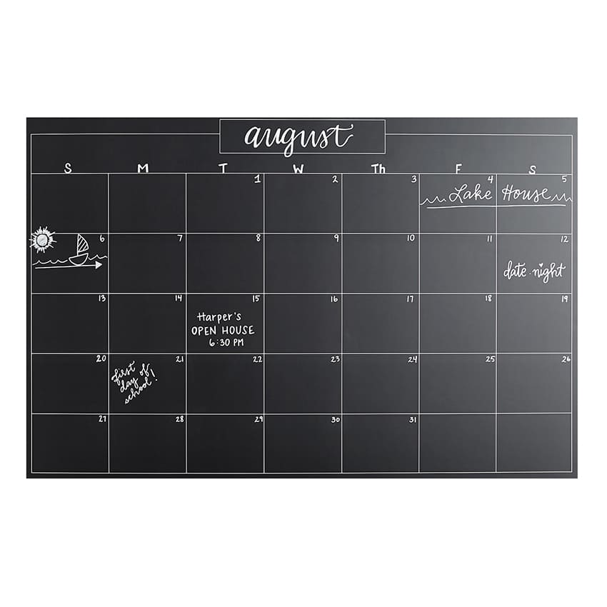 Printable Chalkboard Calendar Numbers