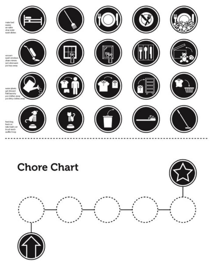 Printable Chore Chart Icons