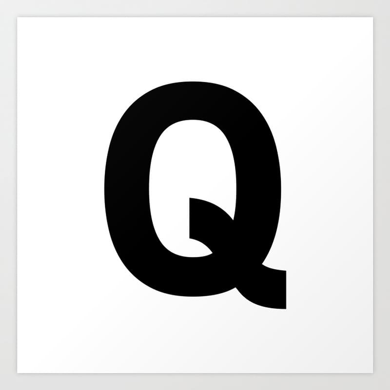 Printable Cursive For Letter Q