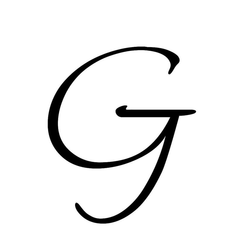 Printable Cursive G Letter