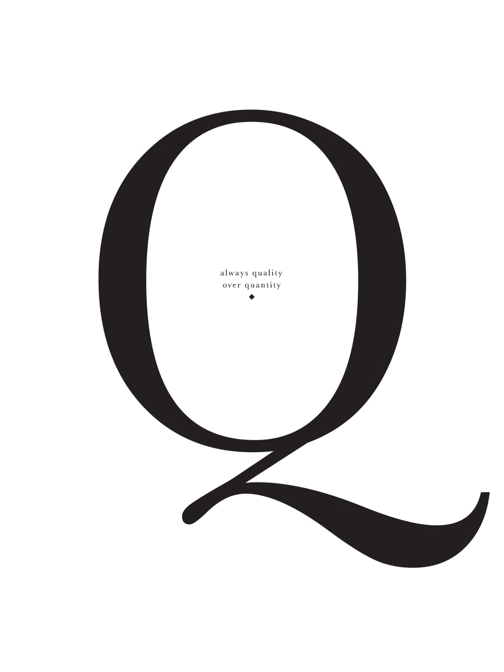 Printable Cursive Letter Big Q