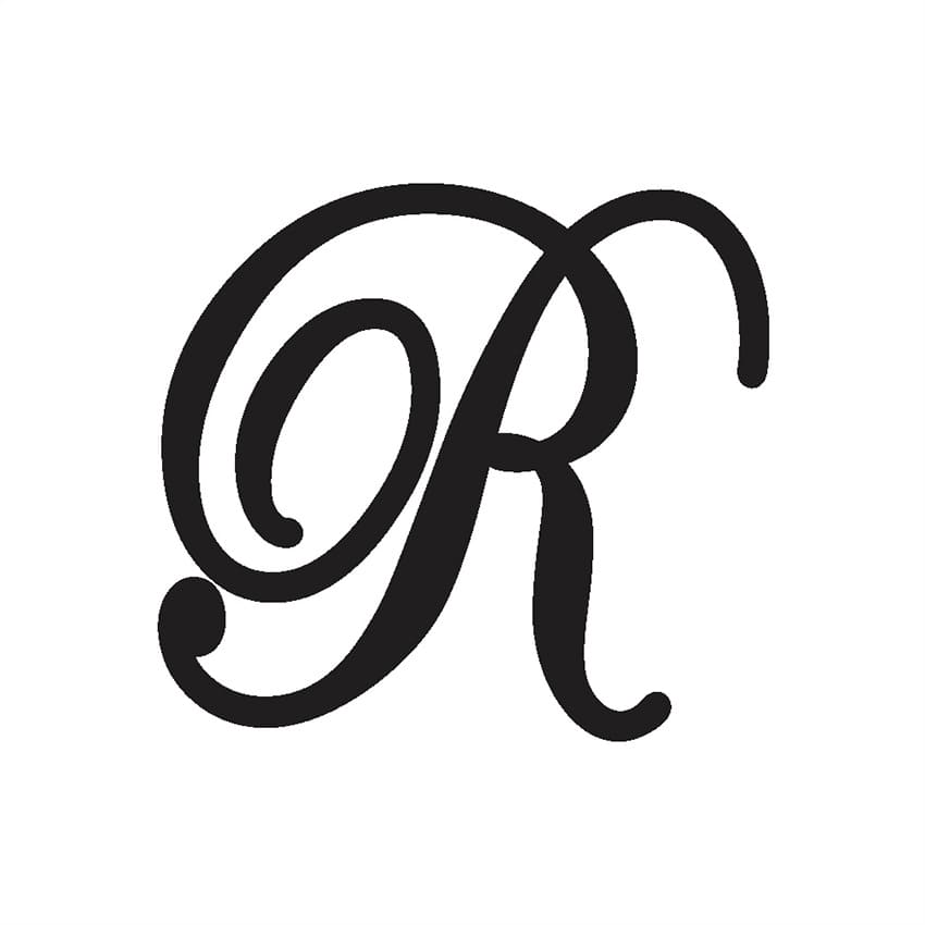 Printable Cursive Letter Capital R