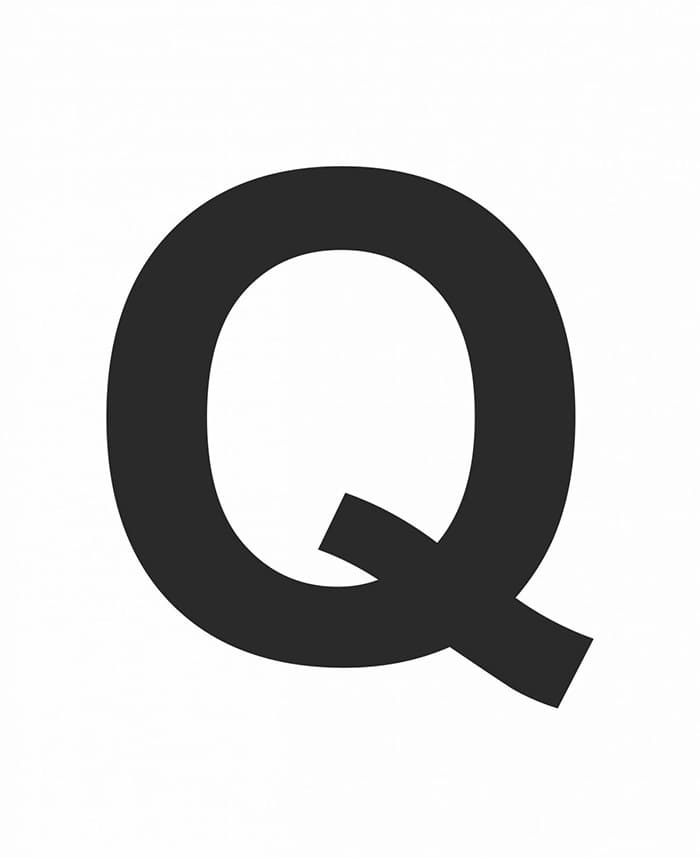 Printable Cursive Letter Q Worksheet
