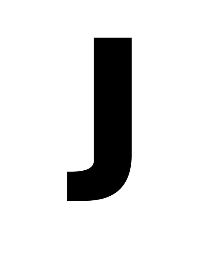 Printable Cursive Of Big Letter J