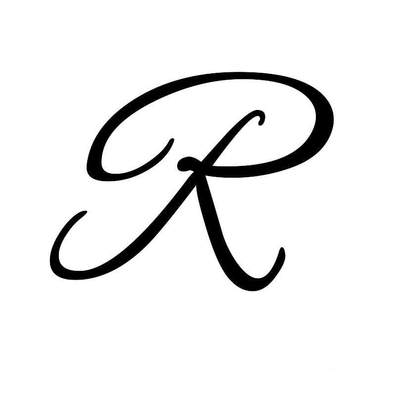 Cursive R Letter