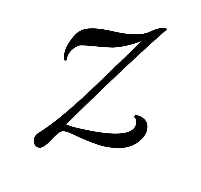 Printable Cursive Z Letter