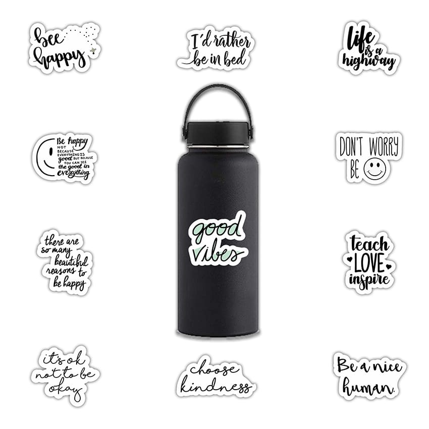 Printable Design Water Bottle Stickers