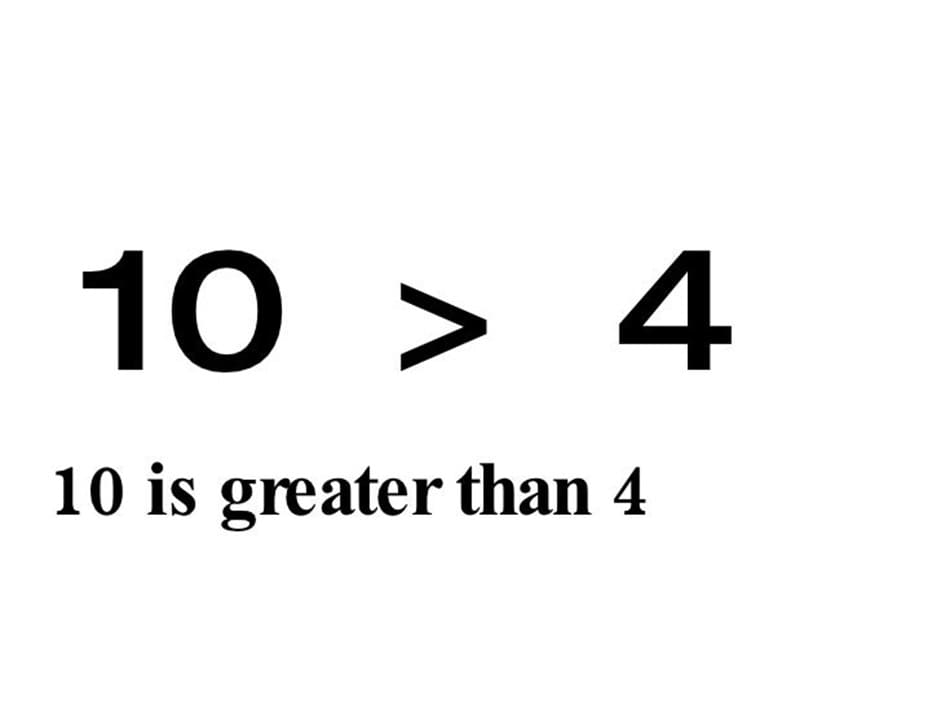 Printable Greater Than Sign Math Example