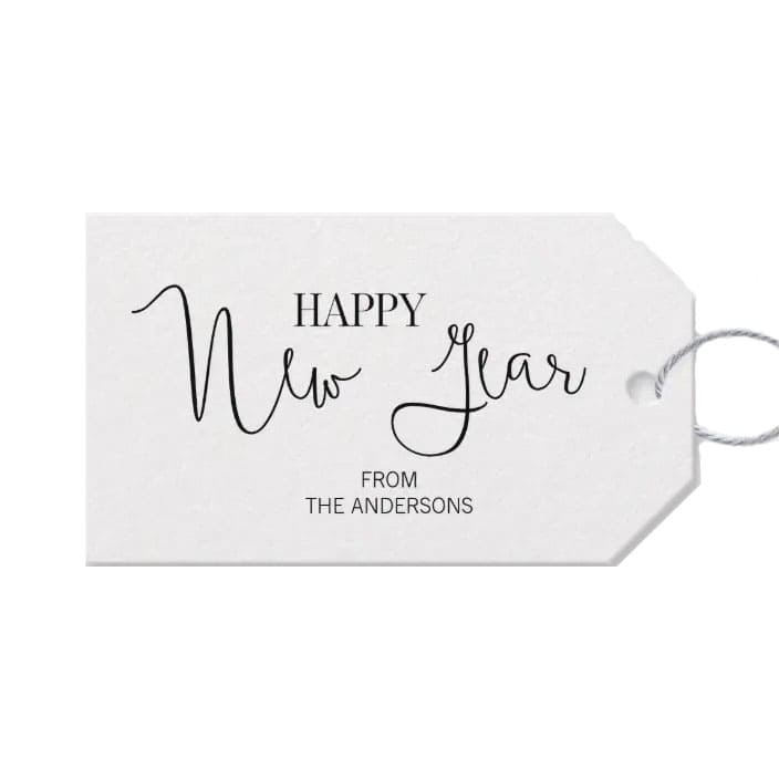 Printable Happy New Year Gift Tag Template