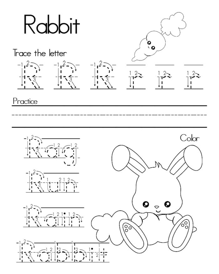 Printable Letter R In Cursive Writing