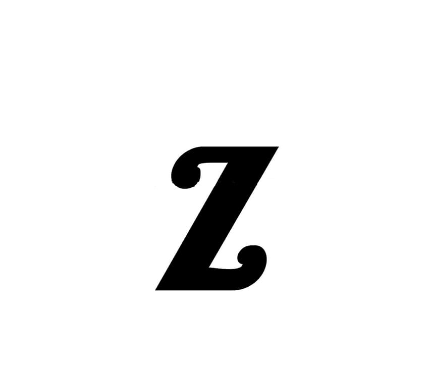 Printable Letter Z In Cursive