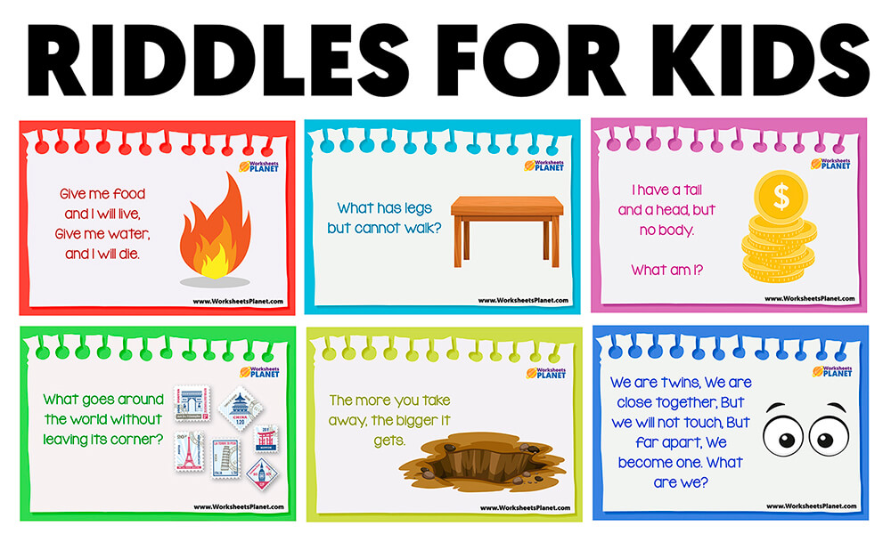 Printable Riddles for Kids - worksheets 3